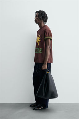 SLOGAN PRINT T-SHIRT - Zara фото 4