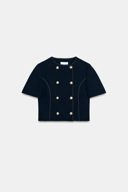 BLAZER MANGA CORTA / Marino