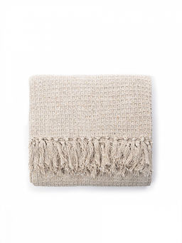 Покрывало вафельное 200x220 бежевый Хлопок 100% - Denastia фото 3