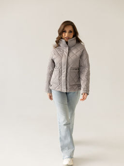 Куртка женская демисезонная 24835 (графит) - Kankan фото 8