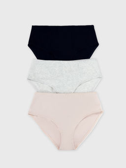 Трусы женские макси мультипак (3 шт.) в бежевом цвете экрю3 412075-3 - Mark formelle фото 6