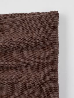 Снуд-резинка вязаный (Каштан) - Jumbi фото 2