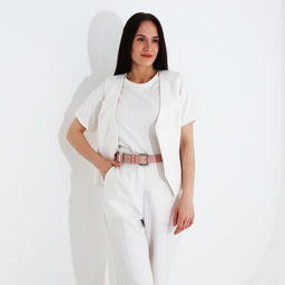 Ремень женский, ширина 3.5 см, винт, пряжка металл, цвет розовый - Simaland фото 3