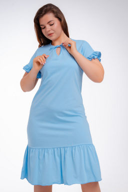 Платье женское из кулирки Чейси 2 голубой - Амадэль фото 14