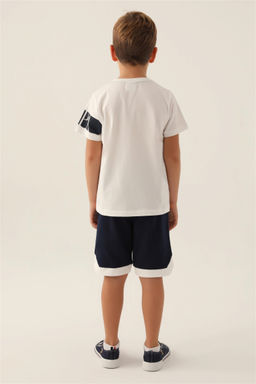 Кремовый пижамный комплект для мальчика Неожиданная скидка в корзине - U.s. polo assn фото 4