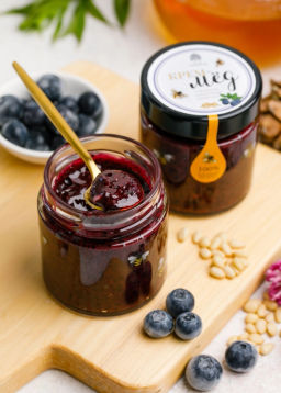 Крем-мёд с черникой и кедровым орехом, 180 г - Сибирский кедр фото 5