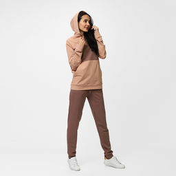 RODOS Спортивный костюм женский весна/лето М-244 Графит/Пыльная роза  фото 8