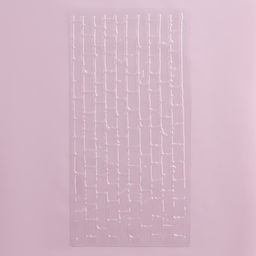 Печати для мастики Доляна «Кирпичи», 4 шт., 30.5×15.5×0.1 см, пластик, прозрачные