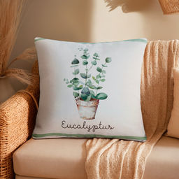 Наволочка декоративная Этель Eucalyptus (вид 2), 48 х 48 см, 100% хлопок  фото 8