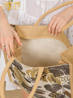 Сумка (хлопок,джут) ламинированная 38х15х35см №3000/4 - Ганг фото 8