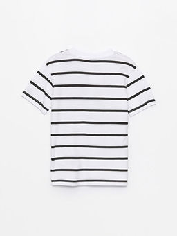 Bisiklet Yaka Spiderman Bask?l? K?sa Kollu Erkek ?ocuk Ti??rt - Waikiki фото 2
