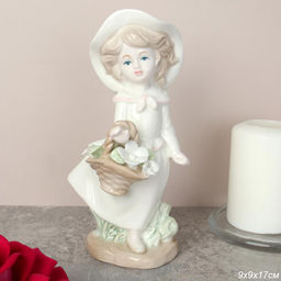 Статуэтка Дама 17 см / YZ1415576 /уп 36/фарфор