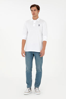 Мужской белый базовый свитшот Неожиданная скидка в корзине - U.s. polo assn фото 4