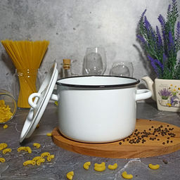 Кастрюля 2,9л цил белосн. 2с16/1