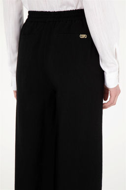 Женские черные брюки из плотной ткани - U.s. polo assn фото 7