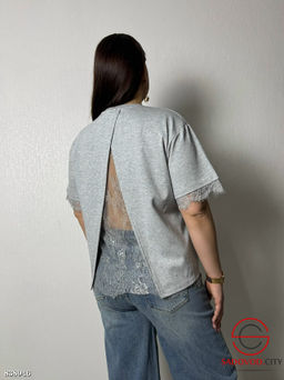 Футболка женская с гипюром - Bruno фото 2