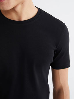 Bisiklet Yaka Penye Erkek Ti??rt