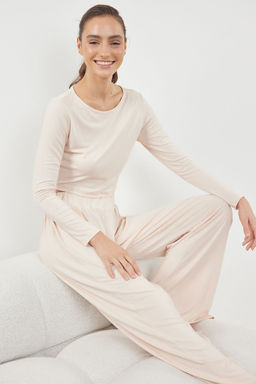 Trendyolmilla Siyah Viskon Orme Pijama Tak?m? TWOAW21AU0034  фото 2