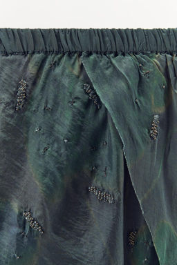 BEADED WRAP TROUSERS - Zara фото 6