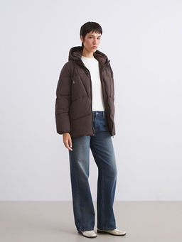 Kap??onlu Oversize Kad?n ?i?me Mont