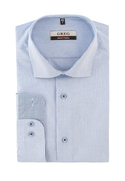 Сорочка мужская длинный рукав GREG 211/131/226/Z/1p STRETCH  фото 2