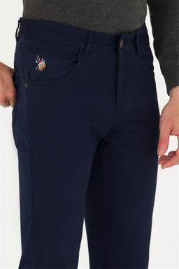 U. S. Polo Assn / Мужские темно-синие брюки из плотной ткани - U.s. polo assn фото 5