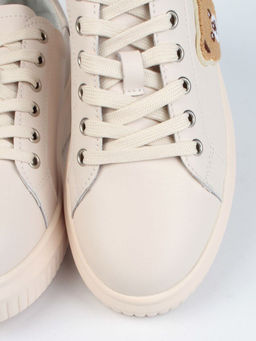 05-SD12-2D BEIGE Кроссовки женские (натуральная кожа)