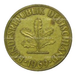 10 пфеннигов 1969 года D Германия