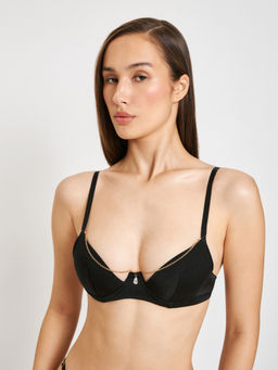 31204111249 Бюстгальтер T-Shirt Demi жен. Bitty черный - Infinity Lingerie фото 2