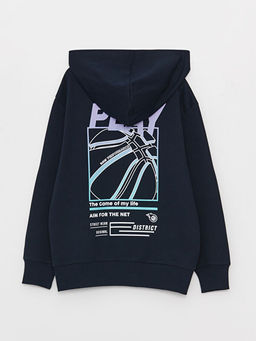 Rahat Kal?p Bask?l? Erkek ?ocuk Hoodie - Waikiki фото 2