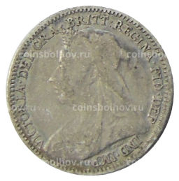 3 пенса 1901 года Великобритания