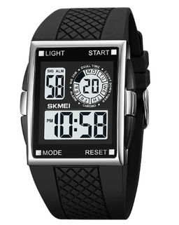 Часы наручные Skmei мужские электронные спортивные 1967silver-white