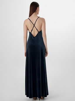 Сарафан женский черный велюровый - Mark formelle фото 2