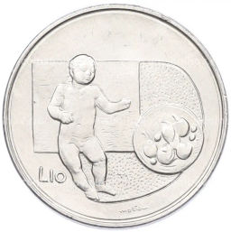 Монета 10 лир 1976 года Сан-Марино