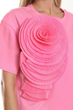 Футболка П-2227/3 Цвет:розовый - Леди Агата фото 3