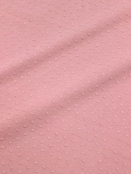 Фактурный хлопок Шарики цв.розовая дымка, ш.1.45м, батист, хлопок-100%, 80гр/м.кв