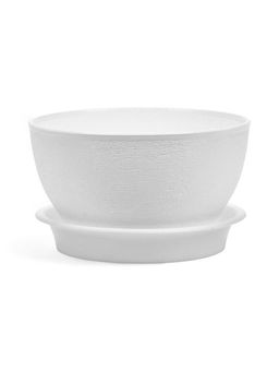 Цена за 3 шт. Горшок для цветов «Фиалочка», 500 мл, d=12.5 см, h=7 см, пластиковый, белый