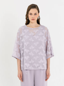 Комплект из топа и блузки Новый год