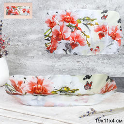 Блюдо прямоугольное глубокое 19 см / S440607 P050 GREY /уп 72 / цветная коробка - Галеонтрейд фото 6