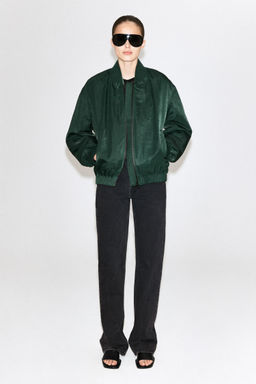 CAZADORA BOMBER DE NAILON CON DETALLES FRUNCIDOS - H&m фото 5
