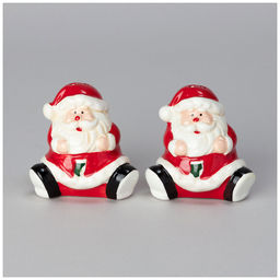 СОЛЬ ПЕРЕЦ AGNESS С НОВЫМ ГОДОМ! 2 ШТ. 7*5,2*7 СМ (КОР=60ШТ.)