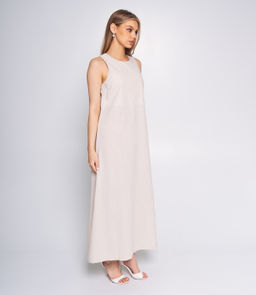 Платье #ОКТ025004, светло-бежевый - Dommod фото 3