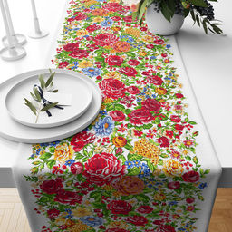 Паулина Скатерть-дорожка на стол 50х148см, хлопок Премиум 236г/м2, Домашняя мода (Россия)  фото 4