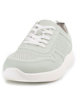 05-PDL195-3-2 LT. GREEN Кроссовки женские (натуральная кожа) - Фабричный китай фото 5