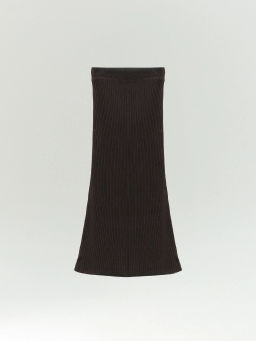 Юбка макси Emka S1120/graphites из вискозы с нейлоном тёмно-серый  фото 6