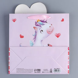 Пакет подарочный Единорог, 22 22 10 см - Дарите счастье фото 5