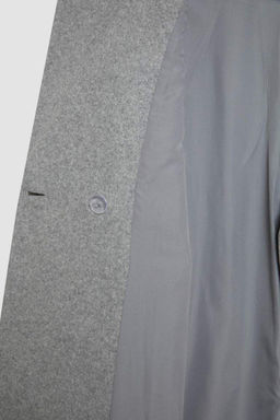 Пальто стандартного кроя с капюшоном и пуговицами, с длинными манжетами и поясом - Defacto фото 8