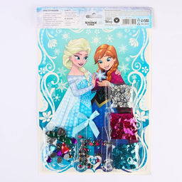 Аппликация пайетками для детей «Холодное сердце», набор для творчества, А4