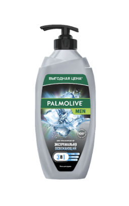 ПАЛМОЛИВ гель д/душа Муж. 750мл Арктический ветер (Активный уход) 3в1