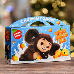 Подарочная коробка Чебурашка, Портфель , 37 х 8 х 20,2 см - Simaland фото 2